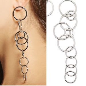 Forever 21 dangling rings earring.